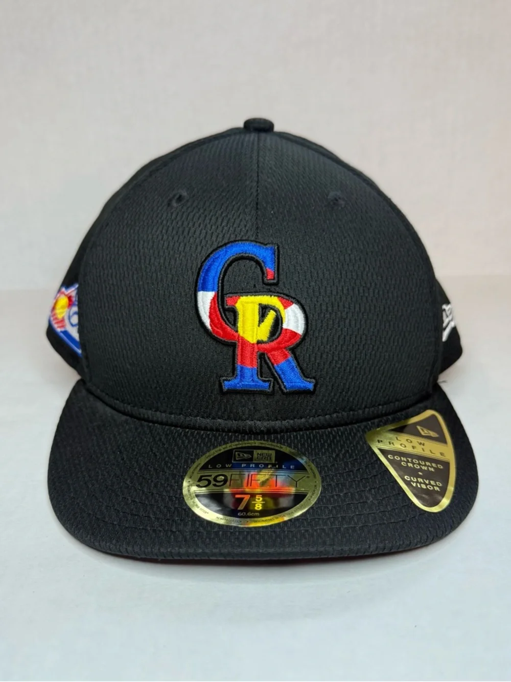 New Era Colorado Rockies Spring Training 59Fifty Fitted Hat Black 7 5/8 - Picture 1 of 6